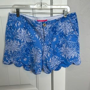 Lilly Pulitzer buttercup knit short in boca blue size 8new with tags
